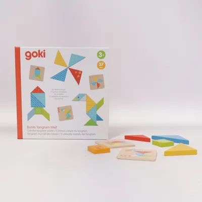 Byggsats (Bunte Tangram Welt) från Goki