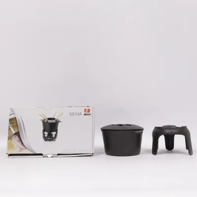 Fondue set (Black, Brown) from Beka