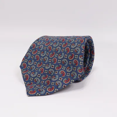 Krawatte (Blau, Mehrfarbig) von Kiton Seide