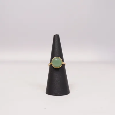 Ring (Gold, Grün) Unbekanntes Metall