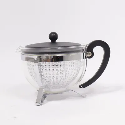 Teapot (Black, Silver) from Bodum