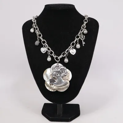 Halskette (Silber) von Fashion Jewelry Unbekanntes Metall