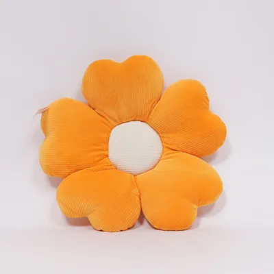 Prydnadskudde (Orange, Vit) från Depot Polyester