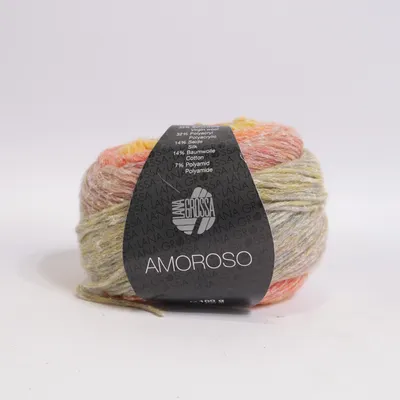 Yarn (Amoroso) from Lana Grossa Acrylic, Cotton, Polyamide, Silk, Wool