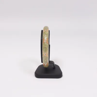 Armband (Grön, Guldfärgad, Flerfärgad) Okänd metall