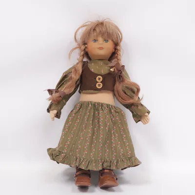 Docka (Grön, Brun, Flerfärgad) från Steiff