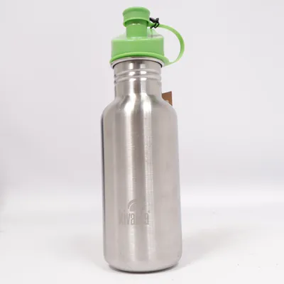 Bouteille d'eau (Argent, Vert) de Klean Kanteen