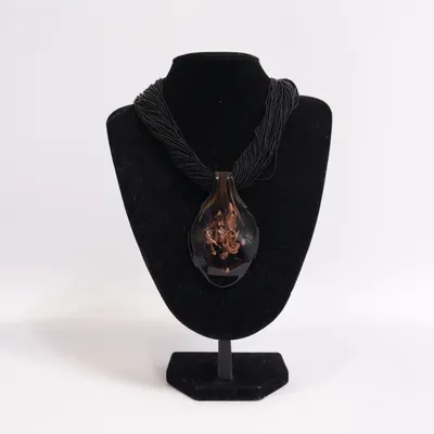 Halsband (Svart, Flerfärgad) från Murano Okänd metall
