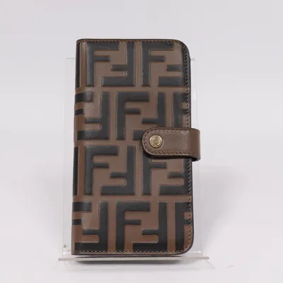 Phone cover (Brown, Black) from Fendi