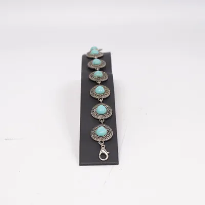 Bracelet (Argent, Turquoise) de Hippychick Métal inconnu