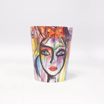 Drinking glass (Multicolored) from Rask & co