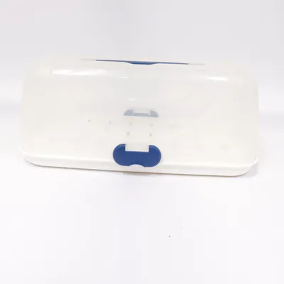 Broodtrommel (Wit, Blauw) van Emsa