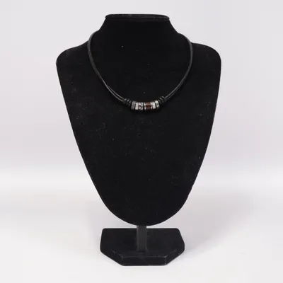 Choker (Black, Silver, Brown) from Fossil Unknown metal