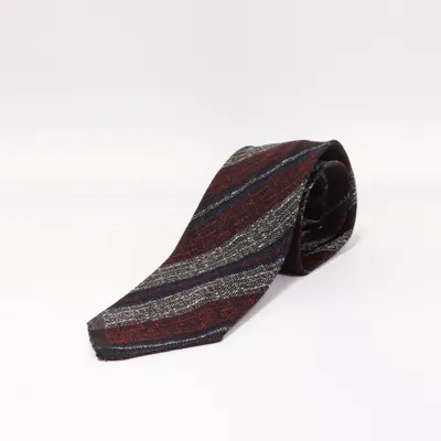 Tie (Purple, Green, Gray) from Falcon Polyester, Silk