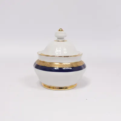 Sucrier (Blanc, Bleu, Or) de Winterling