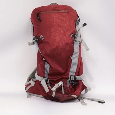 Hiking backpack (Red, Gray)