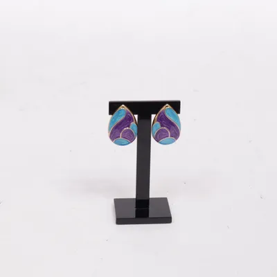 Oorbellen (Blauw, Lila, Goud) van Fashion Jewelry Onbekend materiaal