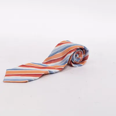 Tie (Blue, Orange, Red) from Atwardson Silk