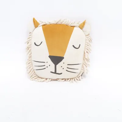 Cushion (Lion) from Nobodinoz Cotton, Recycled polyester