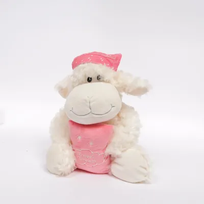 Krammedyr (Hvid, Pink) fra Morgenroth Plüsch GmbH Polyester