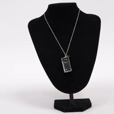 Halsband (Silverfärgad) från Wish Okänd metall