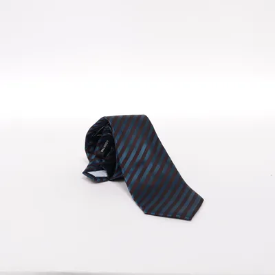 Stropdas (Blauw, Bruin) van Eterna Zijde