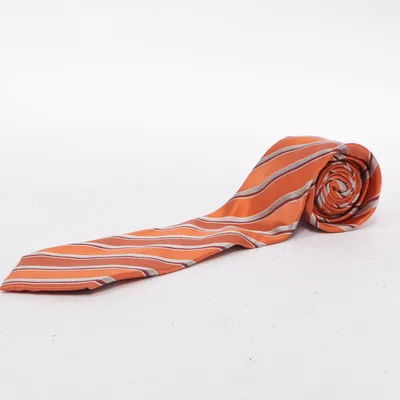 Cravate (Orange, Blanc, Marron) de A.W. Dunmore