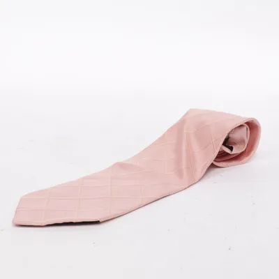 Cravate (Rose) de Mak Uno Soie