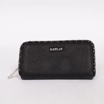 Wallet (Black) from Replay Polyester