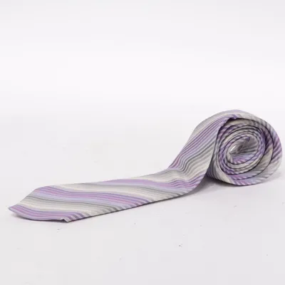 Cravate (Violet, Gris, Blanc) de Monti