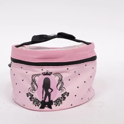 Sminketaske (Pink, Sort) fra Topmodel Polyamid, Polyester