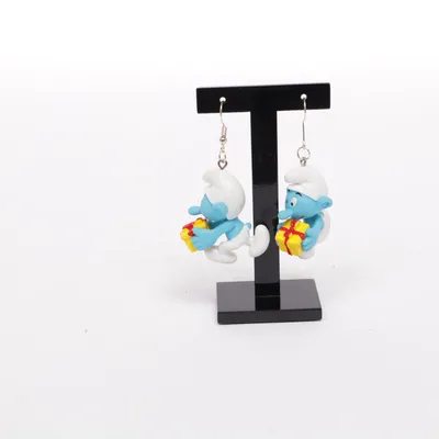 Oorbellen (Neu!! Versilberte Ohrhaken auch für Allergiker geeignet von Die Schlümpfe the Smurfs ) van Die Schlumpfe Onbekend materiaal