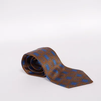 Tie (Blue, Brown) from Cerruti 1881