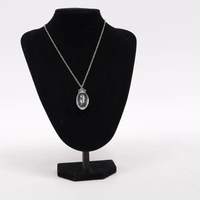 Halsband (Silverfärgad) från Wish Okänd metall