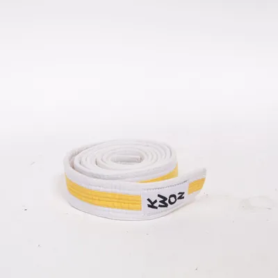 Martial arts belt (White, Yellow) from Kwon