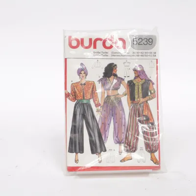 Sewing pattern (Multicolored) from Burda Cotton, Metallic fiber, Silk