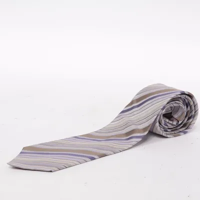 Cravate (Bleu, Marron, Blanc) de Monti