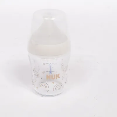 Nappflaska (Transparent, Brun, Blå) från NUK