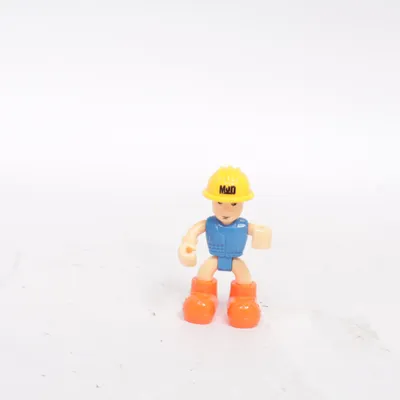 Leksaksfigur (Gul, Blå, Orange) från Bob the Builder