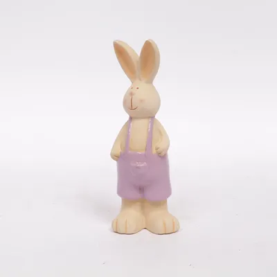 Figurine en porcelaine (Beige, Violet)