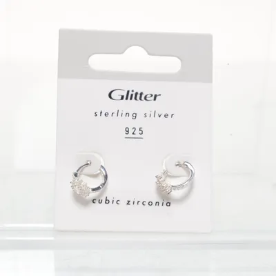 Oorbellen (Zilver, Wit) van Glitter Zilver