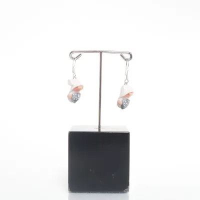 Oorbellen (Wit) Zilver, Onbekend materiaal