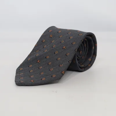Cravate (Gris, Multicolore) de Burberry Soie