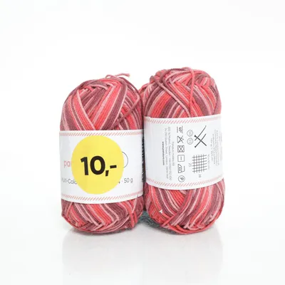 Yarn (Red, Multicolored) from Panduro