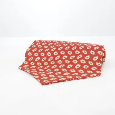 Tie (Red, Beige) from Ermenegildo Zegna Silk