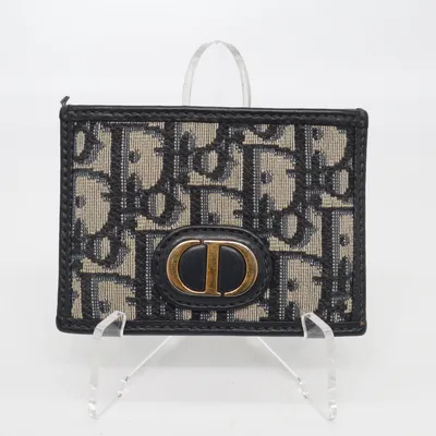 Kaarthouder (Zwart, Beige) van Christian Dior