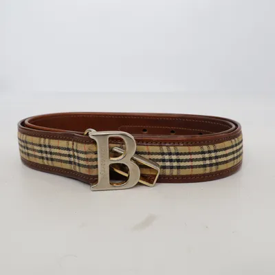 Ceinture (Marron, Beige, Multicolore) de Burberry Cuir
