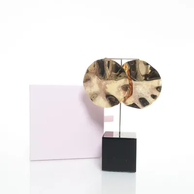 Earrings (Gold) from OH OK Studio Silver