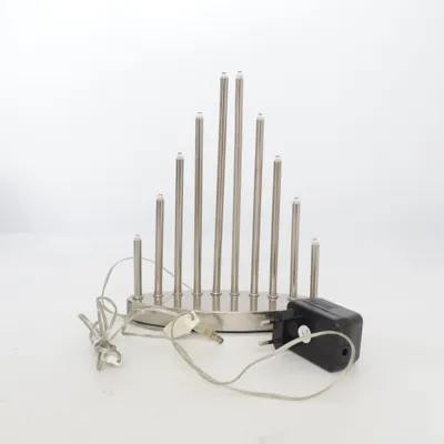 Elektrisk adventsljusstake (Silverfärgad) från Gnosjö Konstsmide