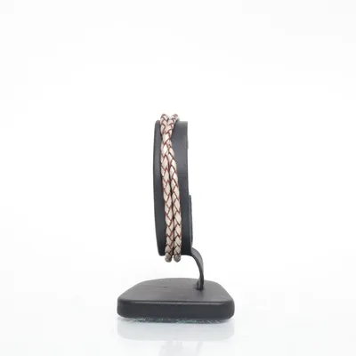 Armband (Wit, Bruin, Zilver) van Pandora Zilver, Onbekend materiaal